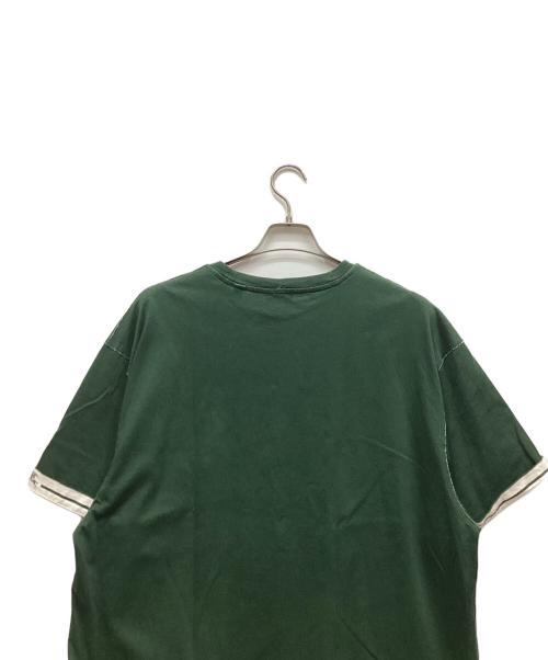 BURBERRY（バーバリー）BURBERRY (バーバリー) EKDロゴ入り コットンTシャツ グリーン サイズ:XLの古着・服飾アイテム