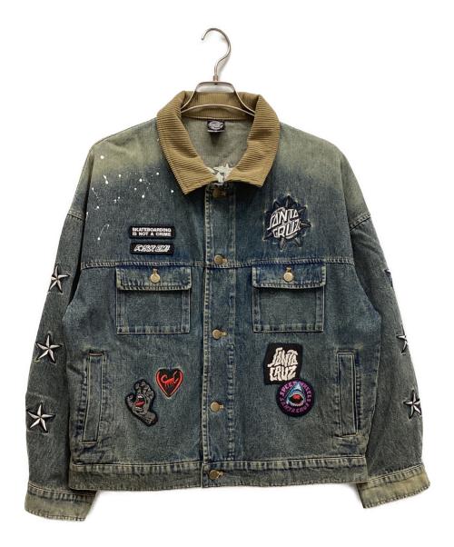 SANTA CRUZ（サンタクルーズ）SANTA CRUZ (サンタクルーズ) デニムジャケット インディゴ サイズ:Mの古着・服飾アイテム