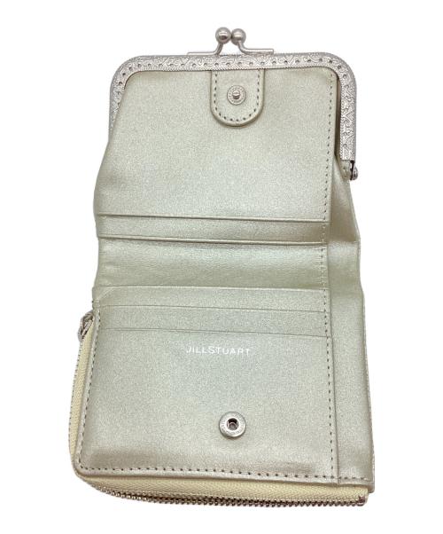 JILL STUART（ジルスチュアート）JILL STUART (ジルスチュアート) 2つ折りがま口財布 ゴールドの古着・服飾アイテム