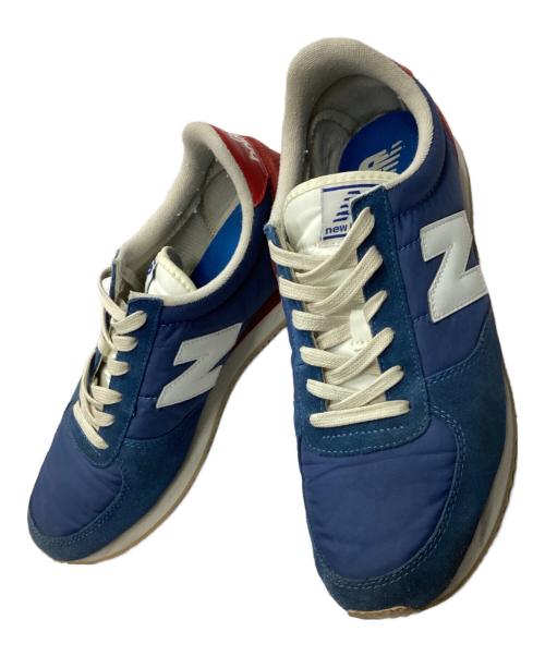 NEW BALANCE（ニューバランス）NEW BALANCE (ニューバランス) スニーカー ブルー×レッド サイズ:28の古着・服飾アイテム