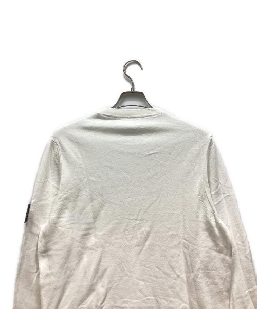 STONE ISLAND（ストーンアイランド）STONE ISLAND (ストーンアイランド) ニット ホワイト サイズ:Mの古着・服飾アイテム