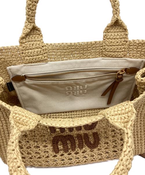 MIU MIU（ミュウミュウ）MIU MIU (ミュウミュウ) かぎ針あみメッシュバッグの古着・服飾アイテム