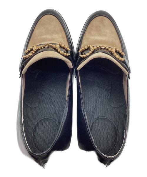 LANVIN en Bleu（ランバンオンブルー）LANVIN en Bleu (ランバンオンブルー) パンプス ブラック サイズ:23の古着・服飾アイテム