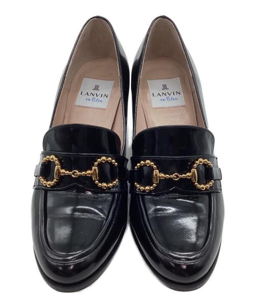 LANVIN en Bleu（ランバンオンブルー）LANVIN en Bleu (ランバンオンブルー) パンプス ブラック サイズ:23の古着・服飾アイテム
