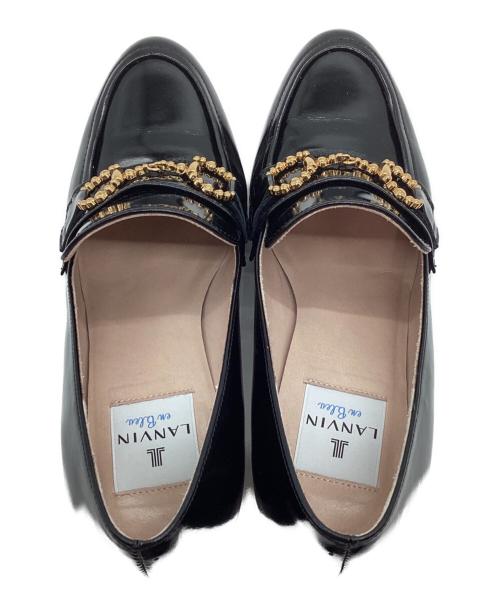 LANVIN en Bleu（ランバンオンブルー）LANVIN en Bleu (ランバンオンブルー) パンプス ブラック サイズ:23の古着・服飾アイテム