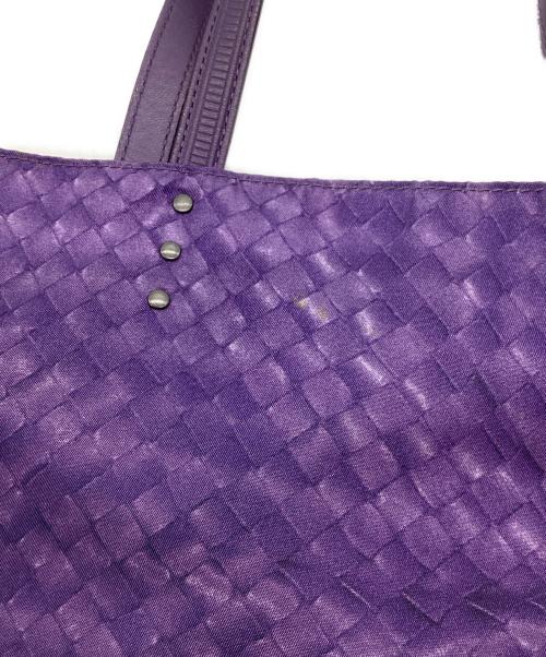 BOTTEGA VENETA（ボッテガベネタ）BOTTEGA VENETA (ボッテガベネタ) トートバッグ パープルの古着・服飾アイテム