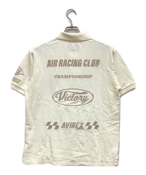 AVIREX（アヴィレックス）AVIREX (アヴィレックス) ポロシャツ クリームホワイト サイズ:Mの古着・服飾アイテム