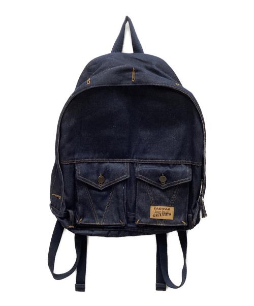 EASTPAK（イーストパック）EASTPAK (イーストパック) Jean Paul GAULTIER (ジャンポールゴルチェ) デニムリュック インディゴの古着・服飾アイテム