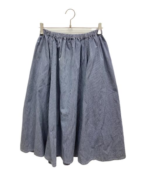 BEAMS BOY（ビームスボーイ）BEAMS BOY (ビームスボーイ) ヒッコリーストライプスカート インディゴ サイズ:表記なしの古着・服飾アイテム