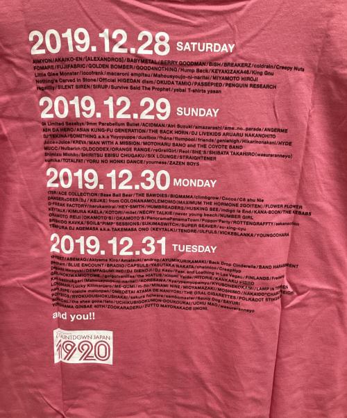 rockin'on（ロッキンオン）rockin'on (ロッキンオン) Tシャツ ピンク サイズ:XL 未使用品の古着・服飾アイテム