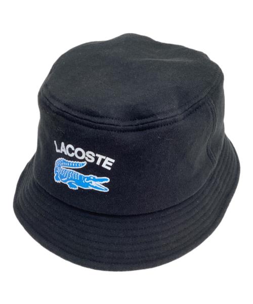 LACOSTE（ラコステ）LACOSTE (ラコステ) バケットハット ブラックの古着・服飾アイテム