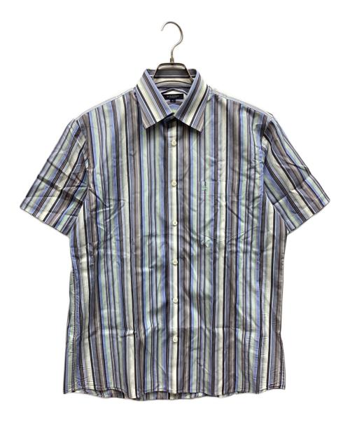 BURBERRY LONDON（バーバリーロンドン）BURBERRY LONDON (バーバリーロンドン) 半袖シャツ ブルー サイズ:Lの古着・服飾アイテム