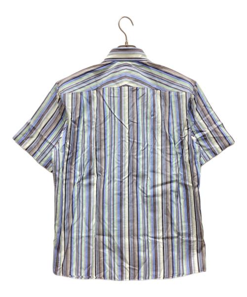 BURBERRY LONDON（バーバリーロンドン）BURBERRY LONDON (バーバリーロンドン) 半袖シャツ ブルー サイズ:Lの古着・服飾アイテム