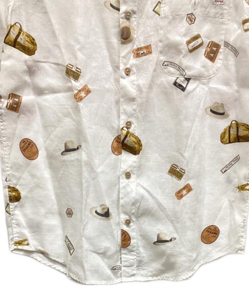 PAPAS（パパス）PAPAS (パパス) 半袖シャツ ホワイト サイズ:Sの古着・服飾アイテム