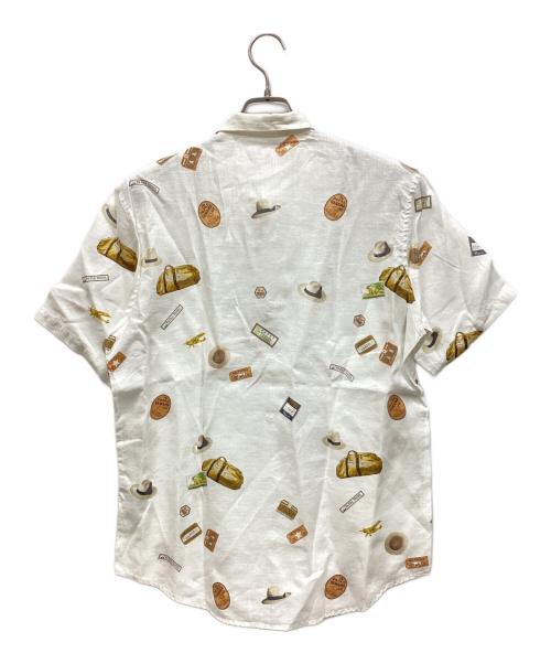 PAPAS（パパス）PAPAS (パパス) 半袖シャツ ホワイト サイズ:Sの古着・服飾アイテム