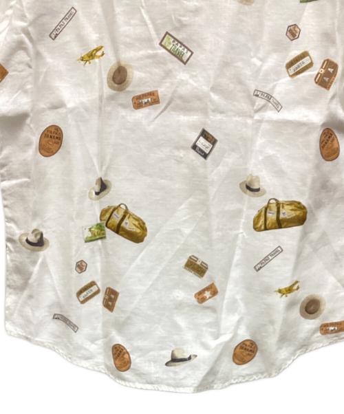 PAPAS（パパス）PAPAS (パパス) 半袖シャツ ホワイト サイズ:Sの古着・服飾アイテム