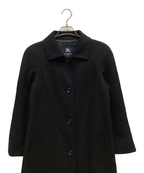 BURBERRY LONDON（バーバリーロンドン）BURBERRY LONDON (バーバリーロンドン) カシミヤコート ブラック サイズ:40の古着・服飾アイテム