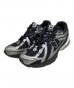 NEW BALANCEニューバランス）の古着「スニーカー」｜ブラック×シルバー
