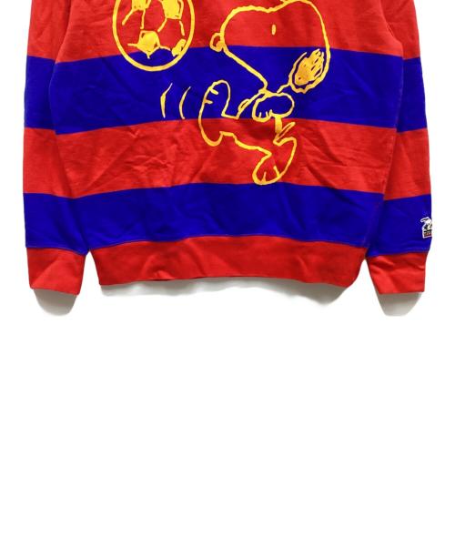 LEVI'S（リーバイス）LEVI'S (リーバイス) PEANUTS (ピーナッツ) スウェット レッド×ブルー サイズ:Mの古着・服飾アイテム