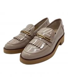 LANVIN COLLECTION（ランバンコレクション）の古着「チェーンローファー」｜ベージュ
