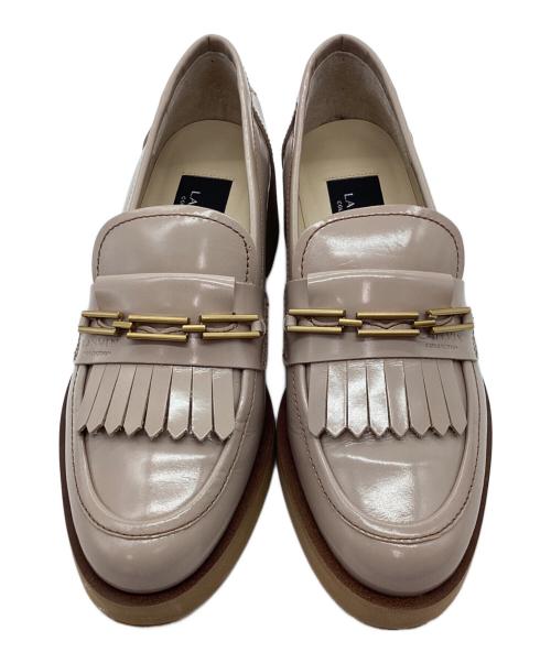 LANVIN COLLECTION（ランバンコレクション）LANVIN COLLECTION (ランバンコレクション) チェーンローファー ベージュ サイズ:22.5の古着・服飾アイテム