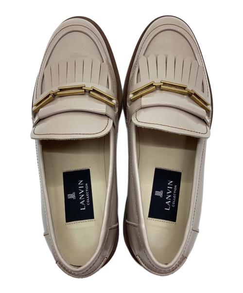 LANVIN COLLECTION（ランバンコレクション）LANVIN COLLECTION (ランバンコレクション) チェーンローファー ベージュ サイズ:22.5の古着・服飾アイテム