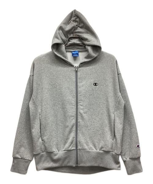 Champion（チャンピオン）Champion (チャンピオン) ジップパーカー ライトグレー サイズ:Lの古着・服飾アイテム