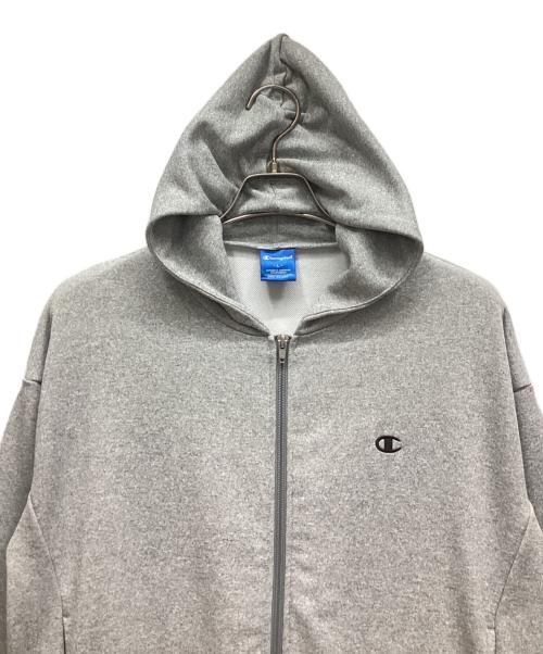 Champion（チャンピオン）Champion (チャンピオン) ジップパーカー ライトグレー サイズ:Lの古着・服飾アイテム