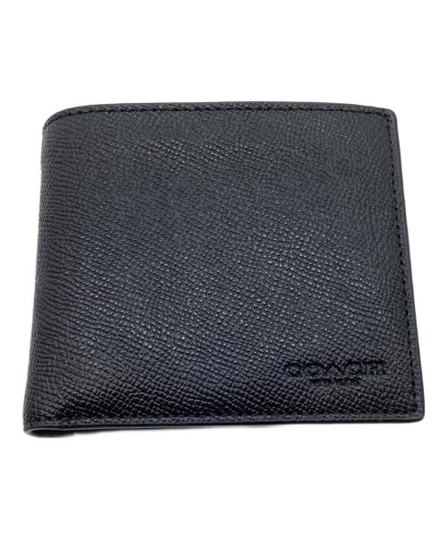 COACH（コーチ）COACH (コーチ) 2つ折り財布 ブラックの古着・服飾アイテム