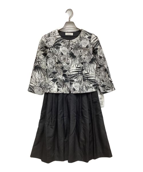 Leilian（レリアン）Leilian (レリアン) 長袖ワンピース ブラック サイズ:9号 未使用品の古着・服飾アイテム