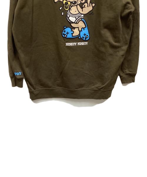 9090（9090）9090 (9090) スウェット オリーブ サイズ:XXLの古着・服飾アイテム