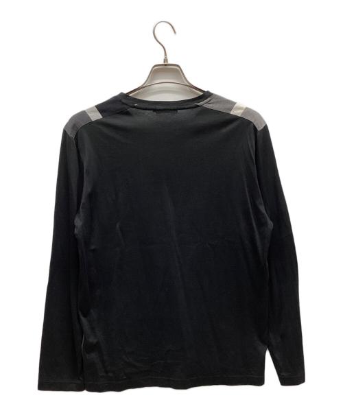 BLACK LABEL CRESTBRIDGE（ブラックレーベル クレストブリッジ）BLACK LABEL CRESTBRIDGE (ブラックレーベル クレストブリッジ) カットソー ブラック サイズ:Lの古着・服飾アイテム