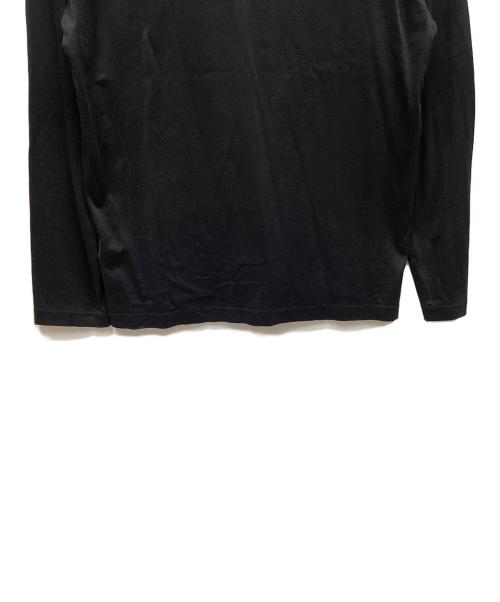 BLACK LABEL CRESTBRIDGE（ブラックレーベル クレストブリッジ）BLACK LABEL CRESTBRIDGE (ブラックレーベル クレストブリッジ) カットソー ブラック サイズ:Lの古着・服飾アイテム