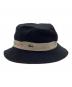 LACOSTE (ラコステ) リバーシブルハット ブラック×ベージュ：3000円