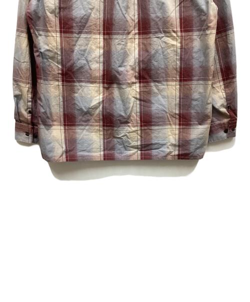 SUGARHILL（シュガーヒル）SUGARHILL (シュガーヒル) OMBRE PLAID OPEN COLLAR BLOUSE ブラウン サイズ:1の古着・服飾アイテム
