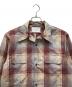 SUGARHILL (シュガーヒル) OMBRE PLAID OPEN COLLAR BLOUSE ブラウン サイズ:1：15000円