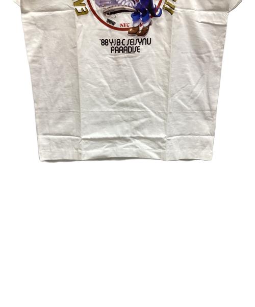 松下進（マツシタススム）松下進 (マツシタススム) Tシャツ ホワイト サイズ:Lの古着・服飾アイテム