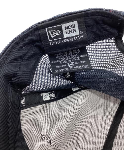 NEW BALANCE（ニューバランス）NEW BALANCE (ニューバランス) メッシュキャップ ネイビー×レッドの古着・服飾アイテム
