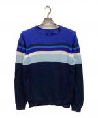 uniform experimentユニフォームエクスペリメント）の古着「ニット」｜ブルー×ネイビー