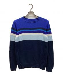 uniform experiment（ユニフォームエクスペリメント）の古着「ニット」｜ブルー×ネイビー