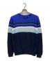 uniform experiment（ユニフォームエクスペリメント）の古着「ニット」｜ブルー×ネイビー