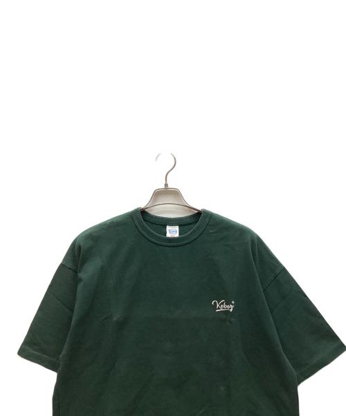 KEBOZ（ケボズ）KEBOZ (ケボズ) 半袖Tシャツ グリーン サイズ:Mの古着・服飾アイテム