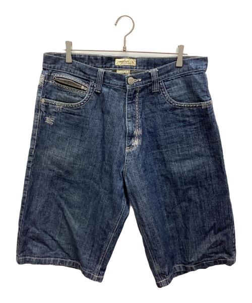 Miskeen（ミスキーン）Miskeen (ミスキーン) ハーフデニムパンツ インディゴ サイズ:36の古着・服飾アイテム