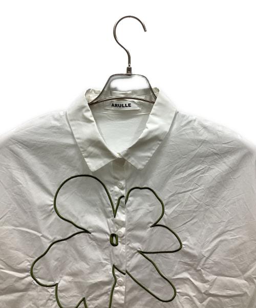 ARULLE（アリュール）ARULLE (アリュール) 半袖シャツ ホワイト サイズ:Freeの古着・服飾アイテム