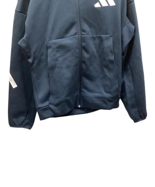 adidas（アディダス）adidas (アディダス) ジップパーカー ネイビー サイズ:M 未使用品の古着・服飾アイテム