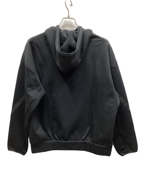 adidas（アディダス）adidas (アディダス) プルオーバーパーカー ブラック サイズ:ｌ 未使用品の古着・服飾アイテム