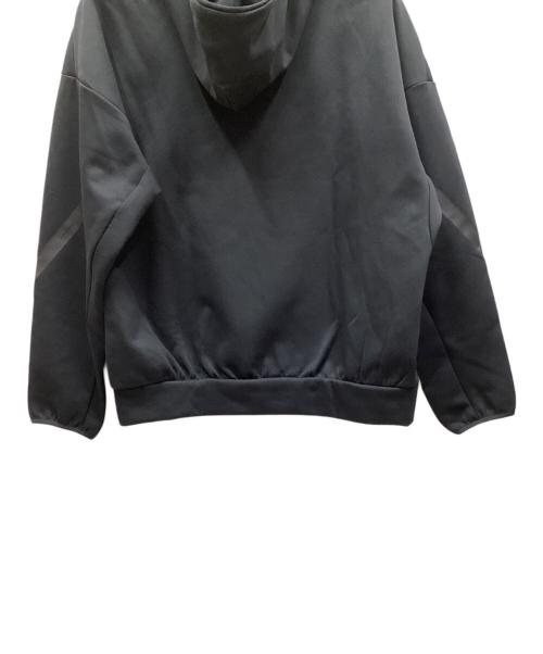 adidas（アディダス）adidas (アディダス) プルオーバーパーカー ブラック サイズ:ｌ 未使用品の古着・服飾アイテム