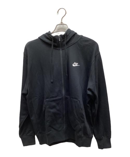 NIKE（ナイキ）NIKE (ナイキ) ジップパーカー ブラック サイズ:L 未使用品の古着・服飾アイテム