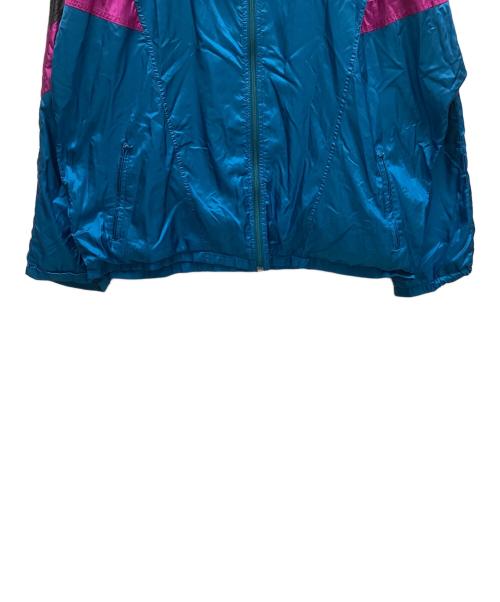 adidas（アディダス）adidas (アディダス) ナイロンジャケット ブルー×パープル サイズ:Lの古着・服飾アイテム