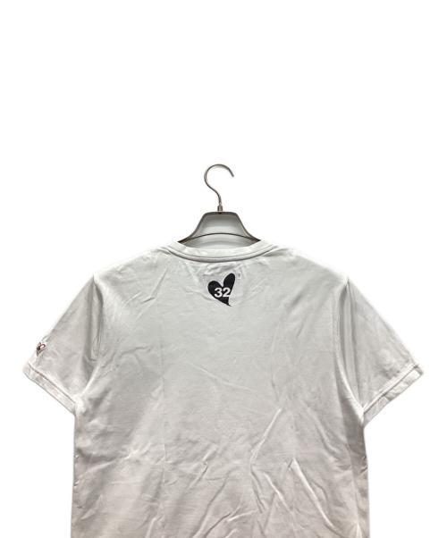 sy32 by sweet years（エスワイサーティトゥバイスィートイヤーズ）sy32 by sweet years (エスワイサーティトゥバイスィートイヤーズ) Tシャツ ホワイト×ブラック サイズ:Lの古着・服飾アイテム